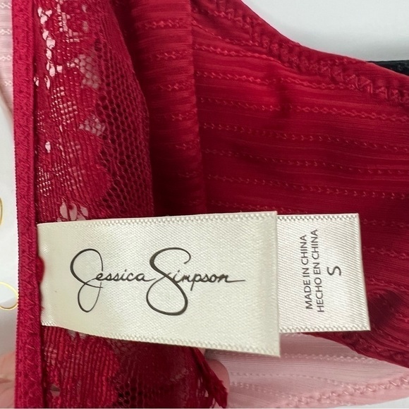 JESSICA SIMPSON Women’s Panties Sz Small Pkg/3 Ultra Flirty Thong Multi Colors - Picture 6 of 8